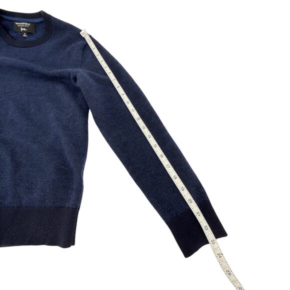 BANANA REPUBLIC Yarn by Baruffa Birdseye Preppy Sweater M - Picture 10 of 10